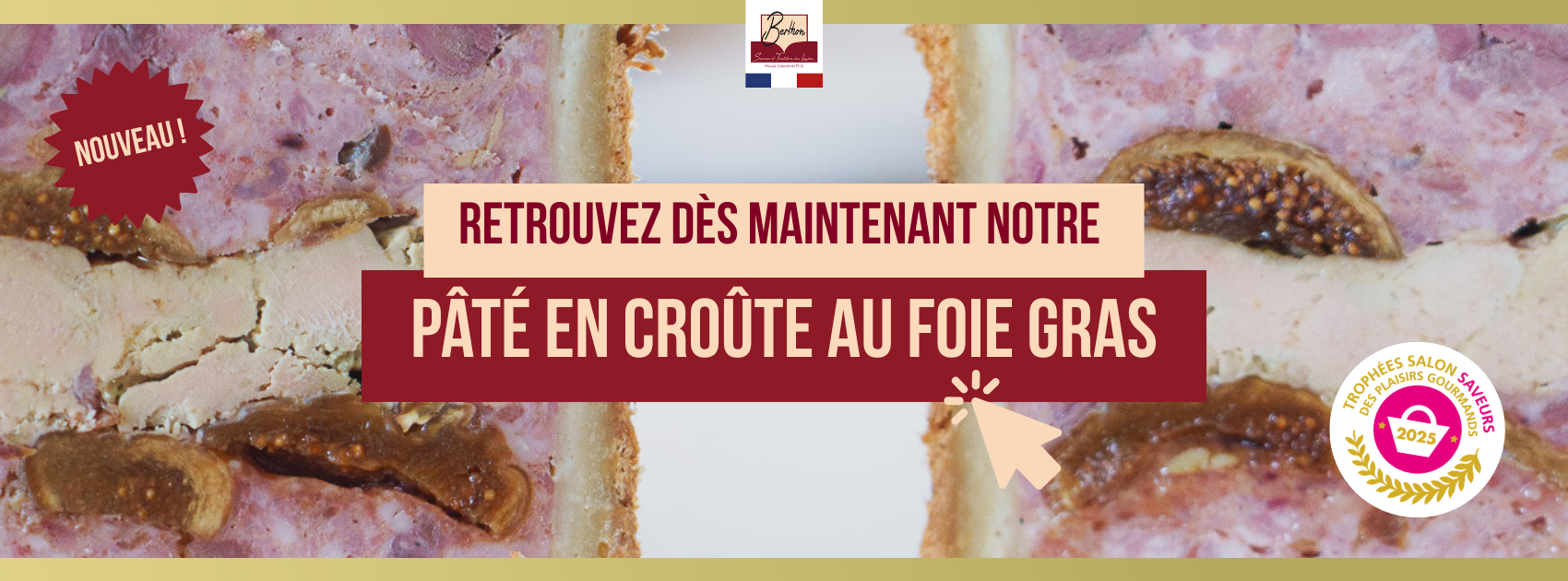 Pâté croute médaille d'or saveurs